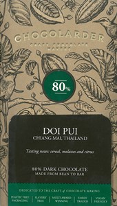 Click to view product details and reviews for Chocolarder Doi Pui 80 Dark Chocolate Bar.