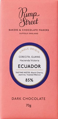 Pump Street, Ecuador, 85% Dark Chocolate Bar