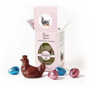Click to view product details and reviews for Pump Street 58 Milk Chocolate Easter Chicken Eggs.
