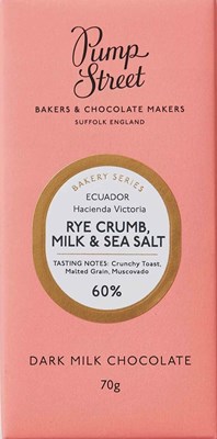 Pump Street, Rye Crumb, 60% Dark Milk Chocolate Bar