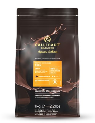 Callebaut Origin, Peru 66% dark chocolate chips 1kg