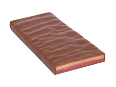 Zotter, Hand Scooped, Red Roses & Raspberries, 40% Milk Chocolate Bar