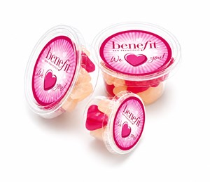 Branded Eco-Tub, Jelly Love Hearts