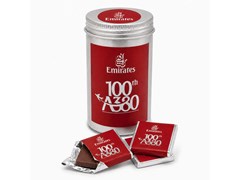 Tin of chocolate neaplitans