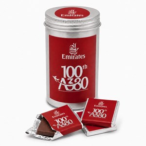 Branded Tin of Chocolate Neapolitans