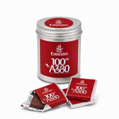 Branded Tin of Chocolate Neapolitans