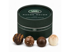 Branded 4 round chocolate box closed