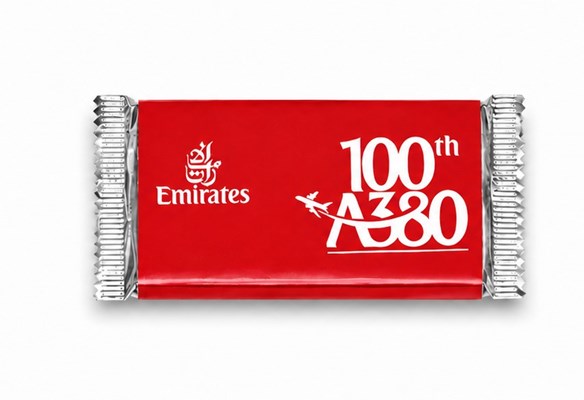 15g flow wrapped chocolate bar