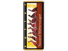 Zotter, Hand Scooped, Thousand Layer Praline, 60% Dark/Milk Chocolate Bar