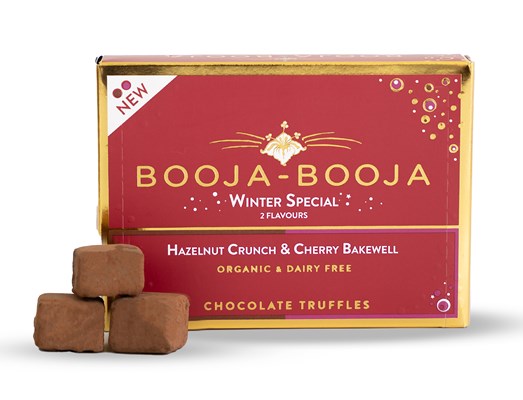 booja booja hazelnut cherry bakewell chocolate-truffles