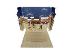 Charbonnel et Walker, Victorian London Chocolate Advent Calendar open