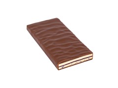 Zotter, Hand Scooped, Carp Caviar & Jelly Berries, 50% Milk Chocolate Bar open