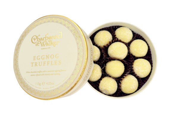 Charbonnel et Walker, Eggnog white chocolate truffles