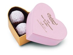 Valentines chocolate truffle box