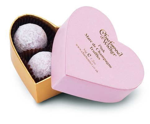 Valentines chocolate truffle box