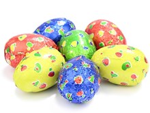 Spotty Easter eggs