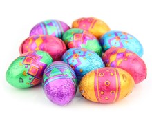 Patterned mini Easter eggs