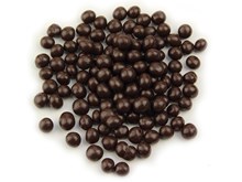 Dark chocolate pearls