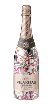 Vilarnau Cava Rose in Pink Sleeve design