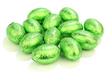 Green Foiled Mini Easter Eggs
