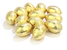 Gold Foiled Mini Easter Eggs