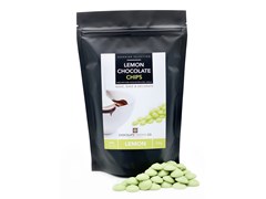 Green chocolate chips (lemon flavoured)