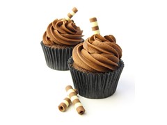 Striped mini chocolate cigarellos