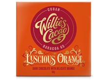 Willie's Luscious Orange dark chocolate bar