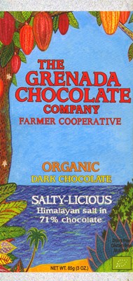 Grenada, Salty-licious, dark chocolate bar