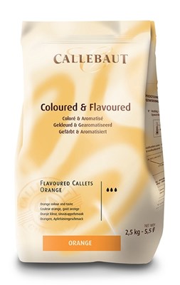 Barry Callebaut orange chocolate couverture chips