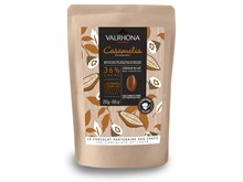 Valrhona Caramelia, milk chocolate chips 250g