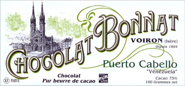 Bonnat, Puerto Cabello, 75% dark chocolate bar