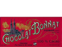 Bonnat, 100%, dark chocolate bar