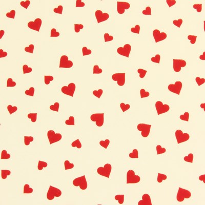 Red hearts chocolate transfer sheets