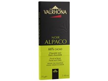 Valrhona Alpaco dark chocolate bar