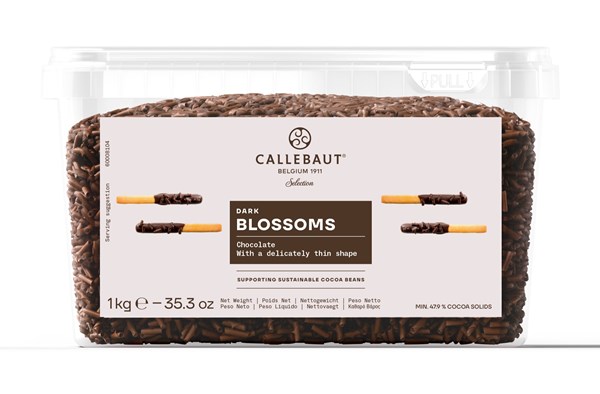 Callebaut dark chocolate blossoms (curls)