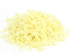 White chocolate curls