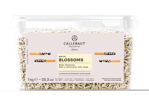 Callebaut white chocolate blossoms (curls)