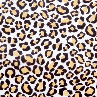 Leopard skin chocolate transfer sheets