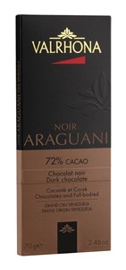 Valrhona Araguani, 72% dark chocolate bar