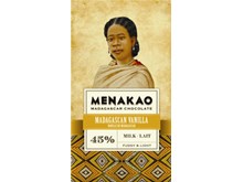 Menakao, Milk chocolate & Madagascan Vanilla bar.