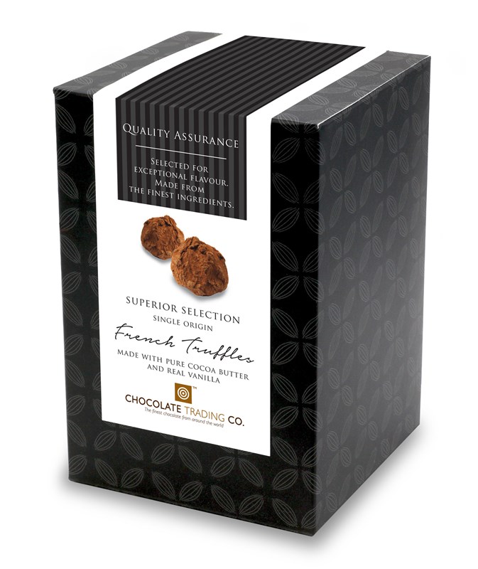 Superior Selection, French Chocolate Truffles Cube Chocolate Trading Co