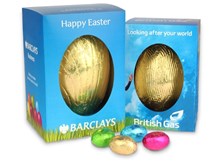 Personalised chocolate Easter eggs