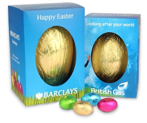 Personalised chocolate Easter eggs