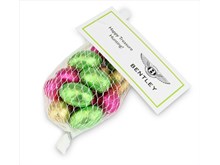 Personalised net of Easter eggs