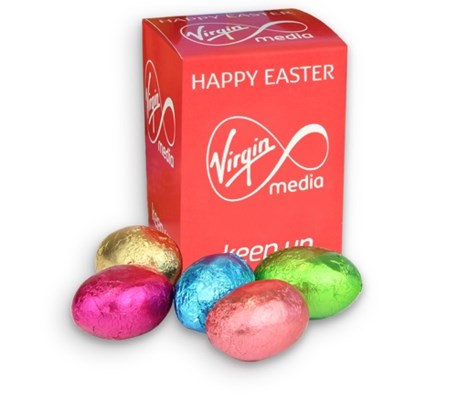 Personalised mini Easter eggs box