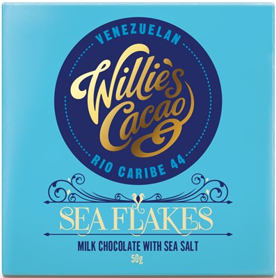Willie’s Cacao Sea Flakes Milk Chocolate Bar