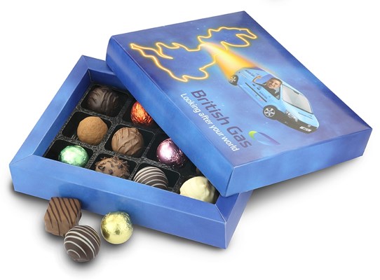 British Gas chocolate gift box