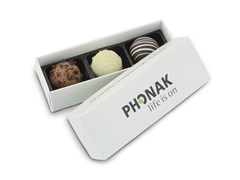 Personalised 3 chocolate box