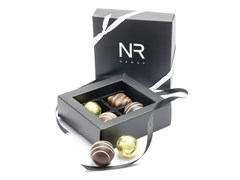 Personalised 4 chocolate box with frame